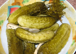 Pepino fermentado, ogórek