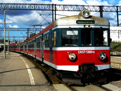 Tren en Polonia