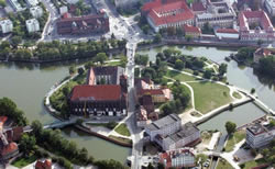 Islas en el centro de Wroclaw