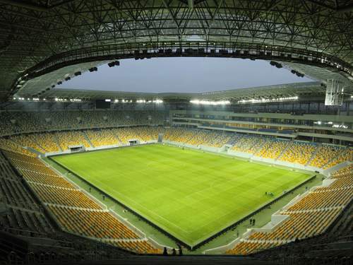 Graderío del Estadio Arena de Lviv