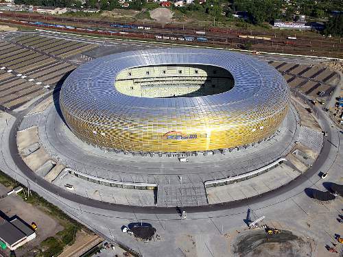 Vista aérea del PGE Arena de Gdansk