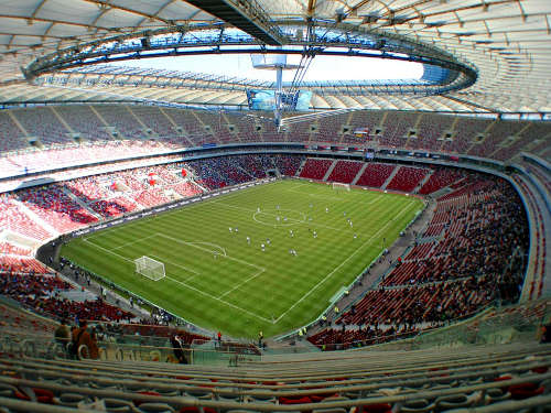 Graderío del Estadio Nacional de Varsovia