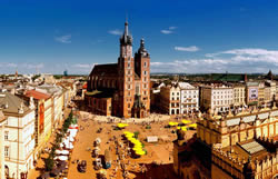 Basílica de Santa María en la Plaza del Mercado de Cracovia